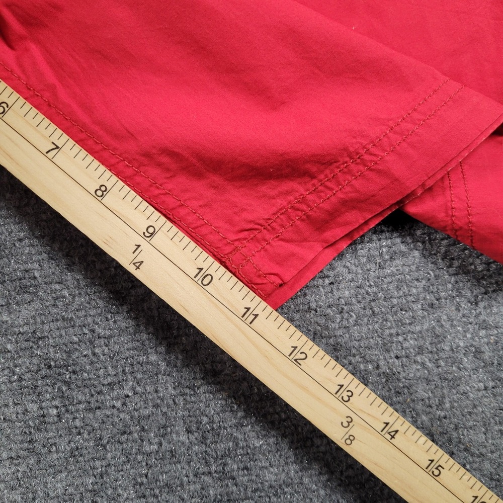 American Rag Shorts Mens 36 LOT 2 Slim Fit Red Black Chino Lightweight Cotton - Picture 11 of 14